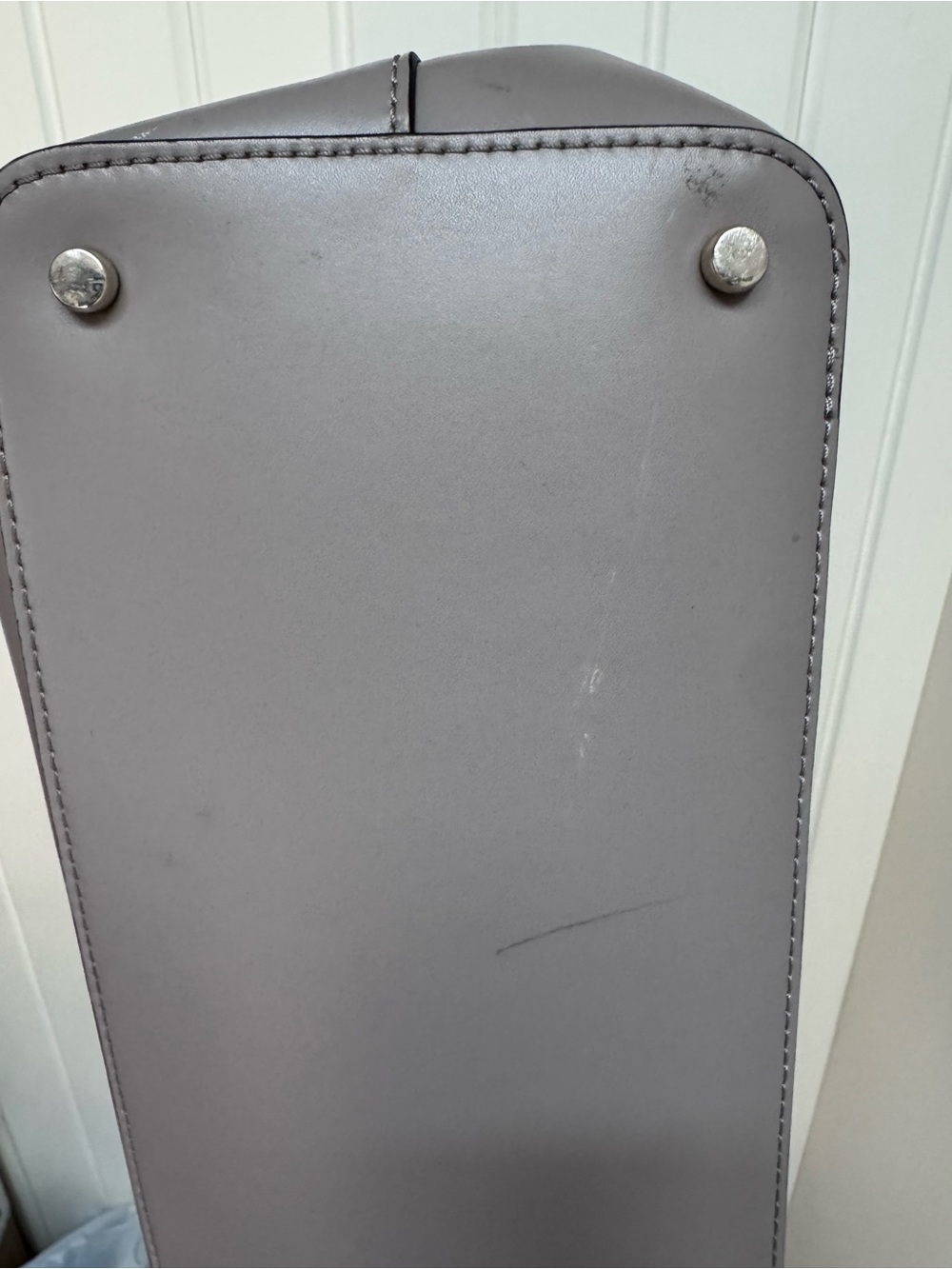 kate spade Gray Lavender Tote with Owl Pendant - Picture 7 of 10